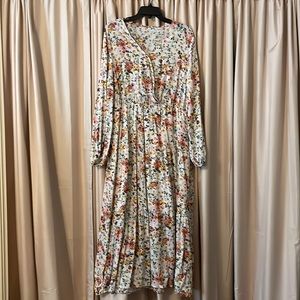 Floral dress, size large